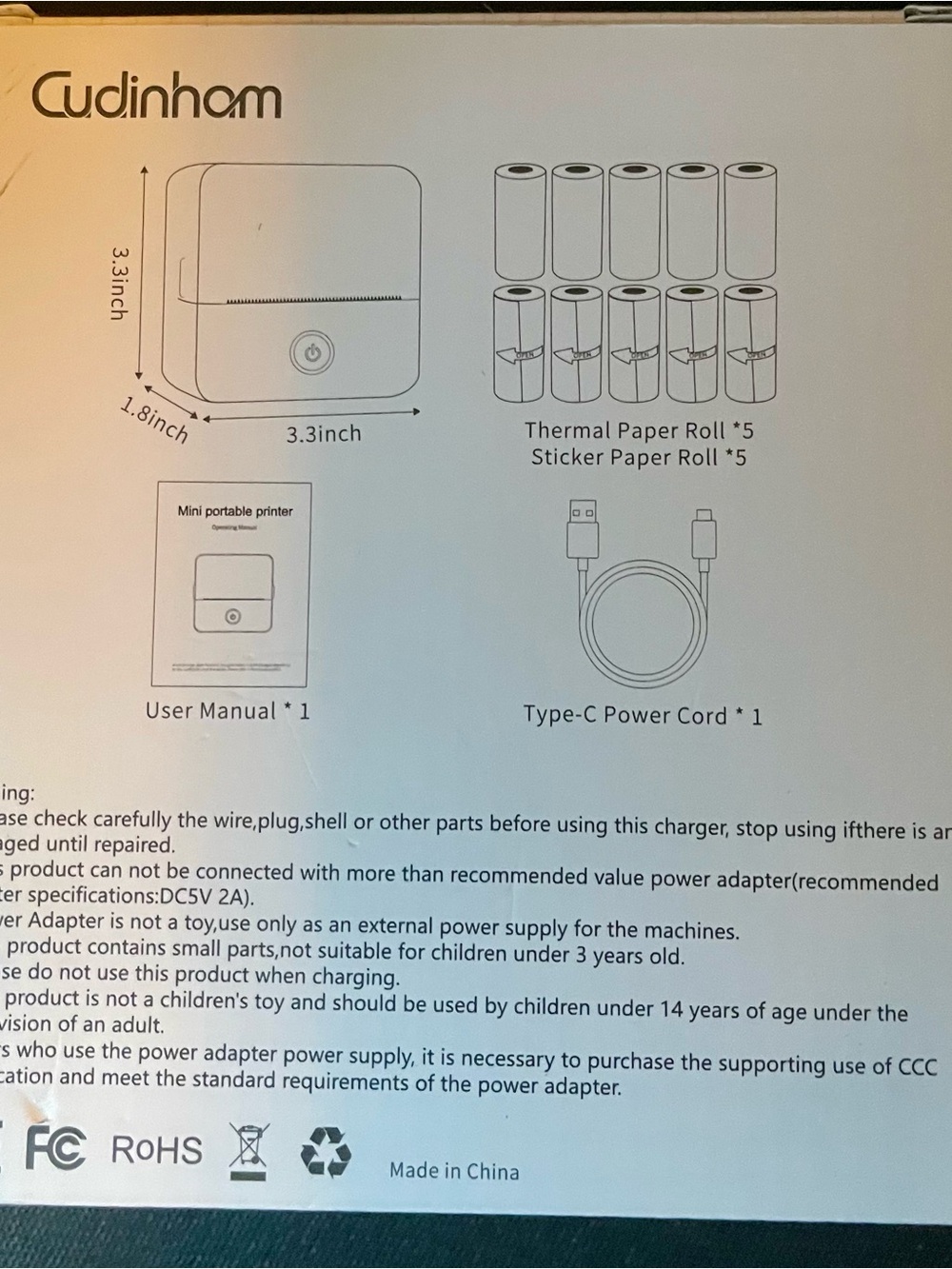 Print Pods Mini Printer, Thermal Inkless Sticker Maker - Picture 2 of 4